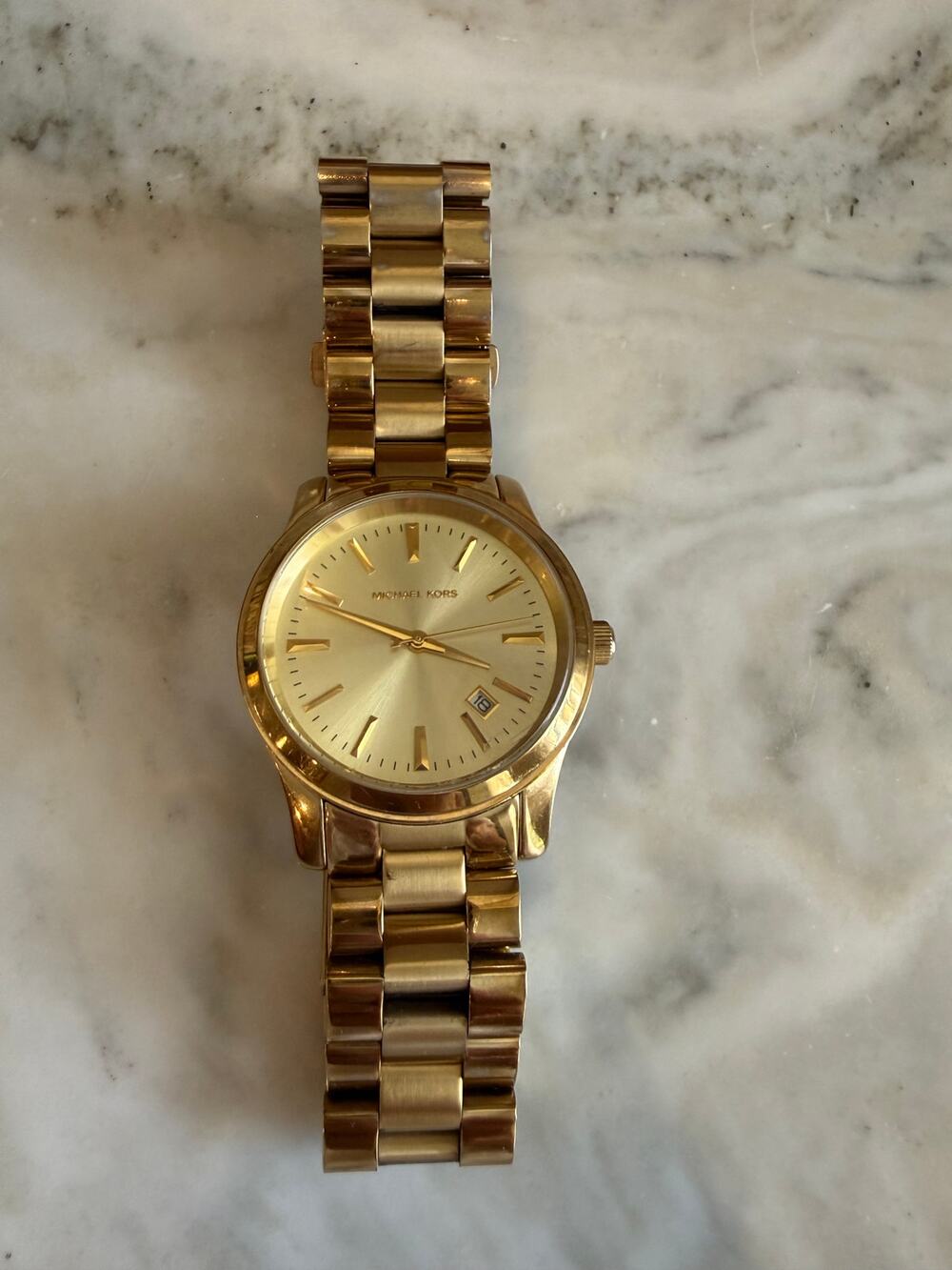 Michael Kors MK 5160 Gold Tone Oversized Watch
